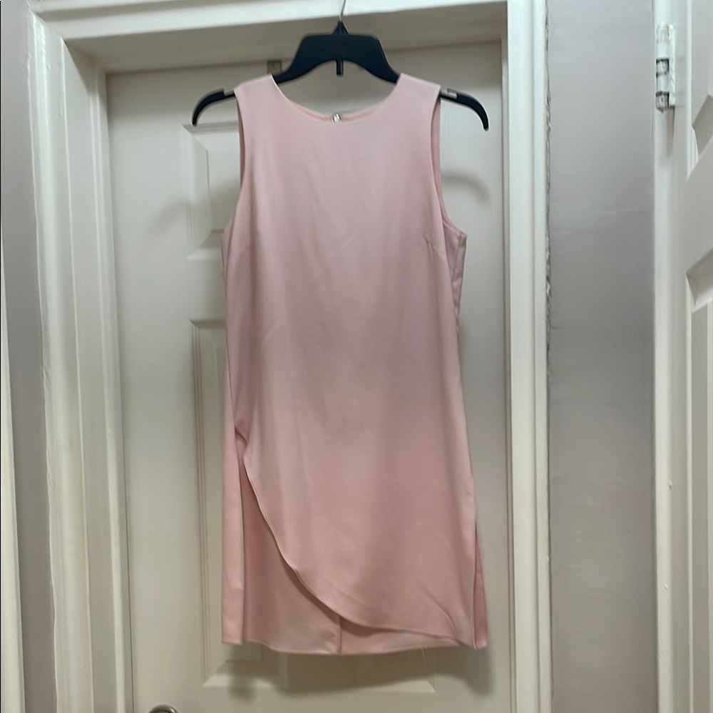 White House Black Market Blush Pink Sleeveless Tunic